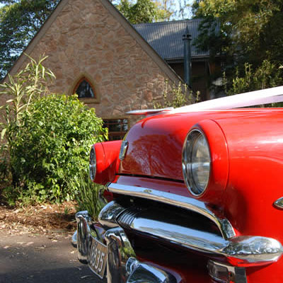 Wedding car ready to take you to one of the venues on Mt Tamborine