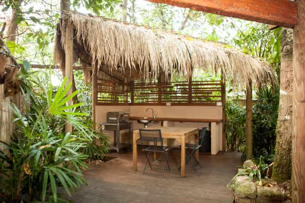 Rainforest Suite - your private courtyard garden with BBQ