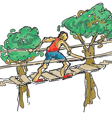 Illustration Thunderbird Park - High Ropes Adventure
