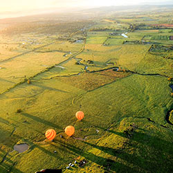 Hot Air Balloons flying over Scenic Rim Area